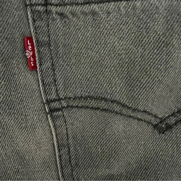 Womens Levis Lo Pro Straight Leg Jeans Acid Wash Gray Splatter Womens Size 30 - Picture 8 of 8